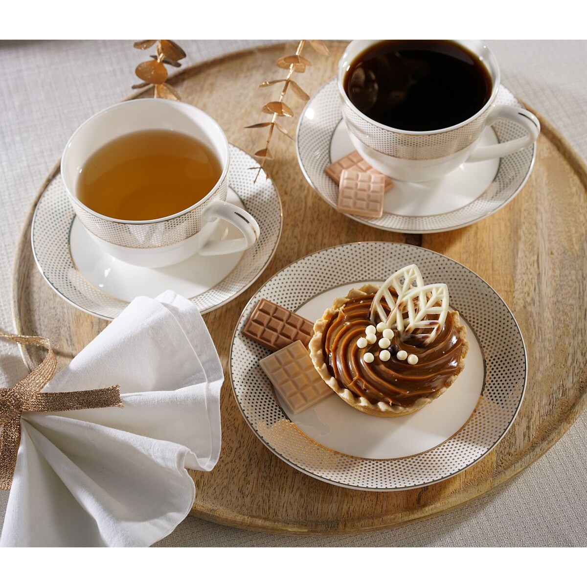 VILLA ITALIA Talerzyk deserowy 16,5 cm porcelanowy MARILYN