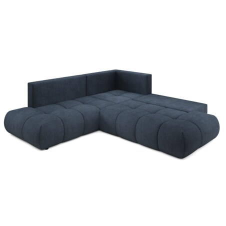 Narożnik pikowany, rozkładany z funkcją spania SOHI, Flow 22 - granatowy