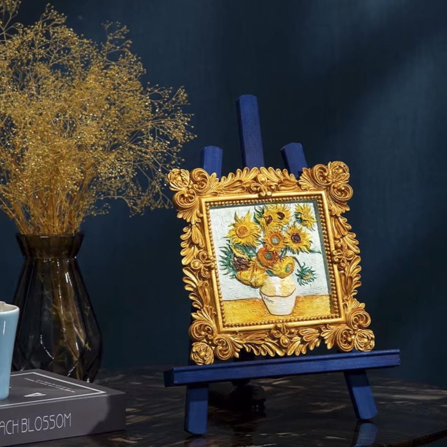 Malowanie 3D - Płaskorzeźba Słoneczniki