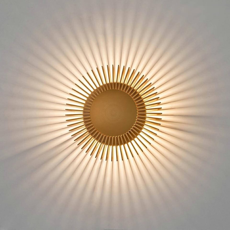 Kinkiet LED ścienny Sunny MSE1501100313 Moosee 3W 3000K słońce złote