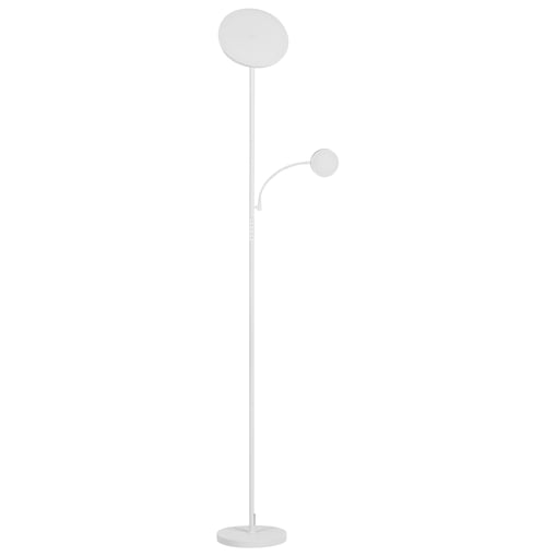 Lampa podłogowa LED ESKALDE Z pilotem Ze ściemniaczem Metal Biały