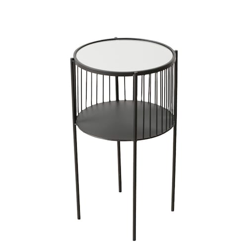 Metalowy stolik pomocniczy LOBO, Ø 33 x 55,5 cm