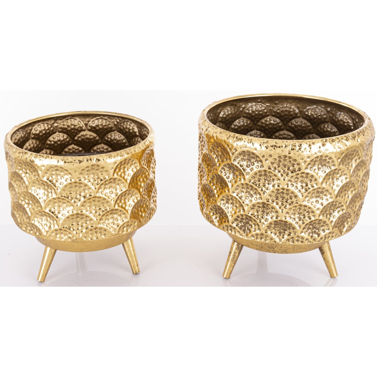 Osłonka 2 szt. metalowa 28x30 i 25x26 cm MARREN na stelażu