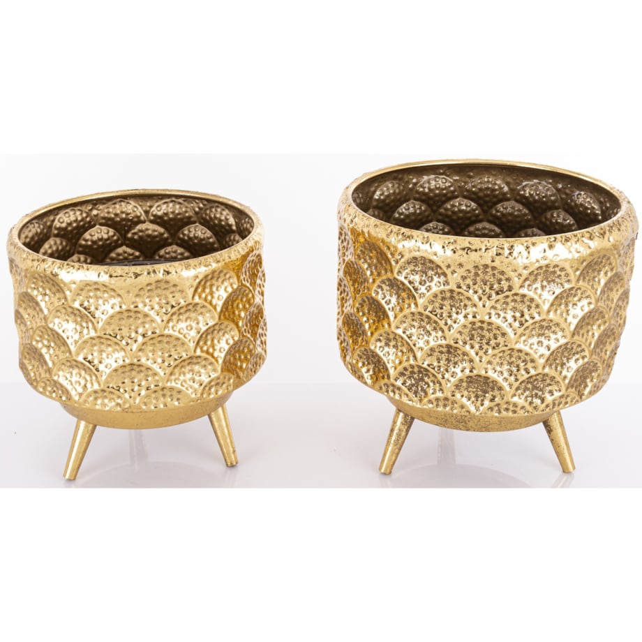 Osłonka 2 szt. metalowa 28x30 i 25x26 cm MARREN na stelażu