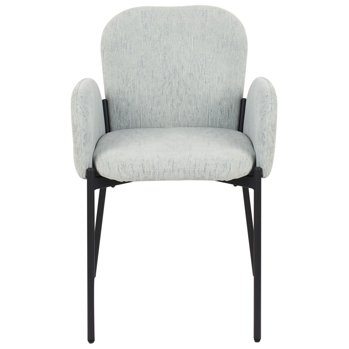 Zestaw 2 krzeseł do jadalni miętowe ALBEE