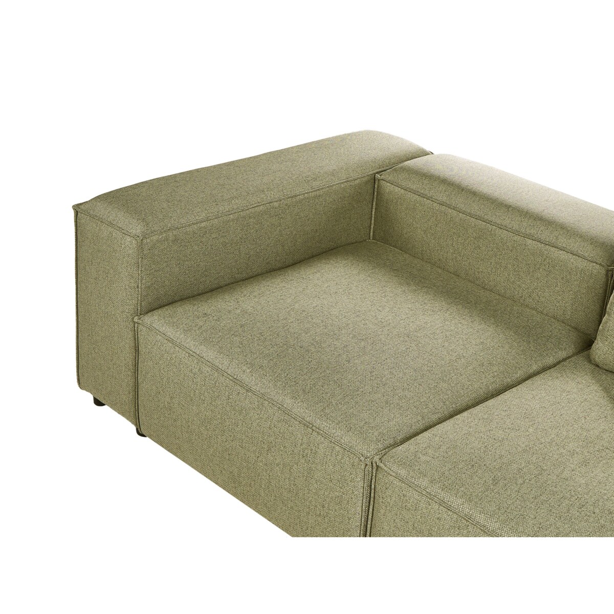 Narożnik modułowy dla 4 osób BRANDE  Jasnozielony Lewostronny