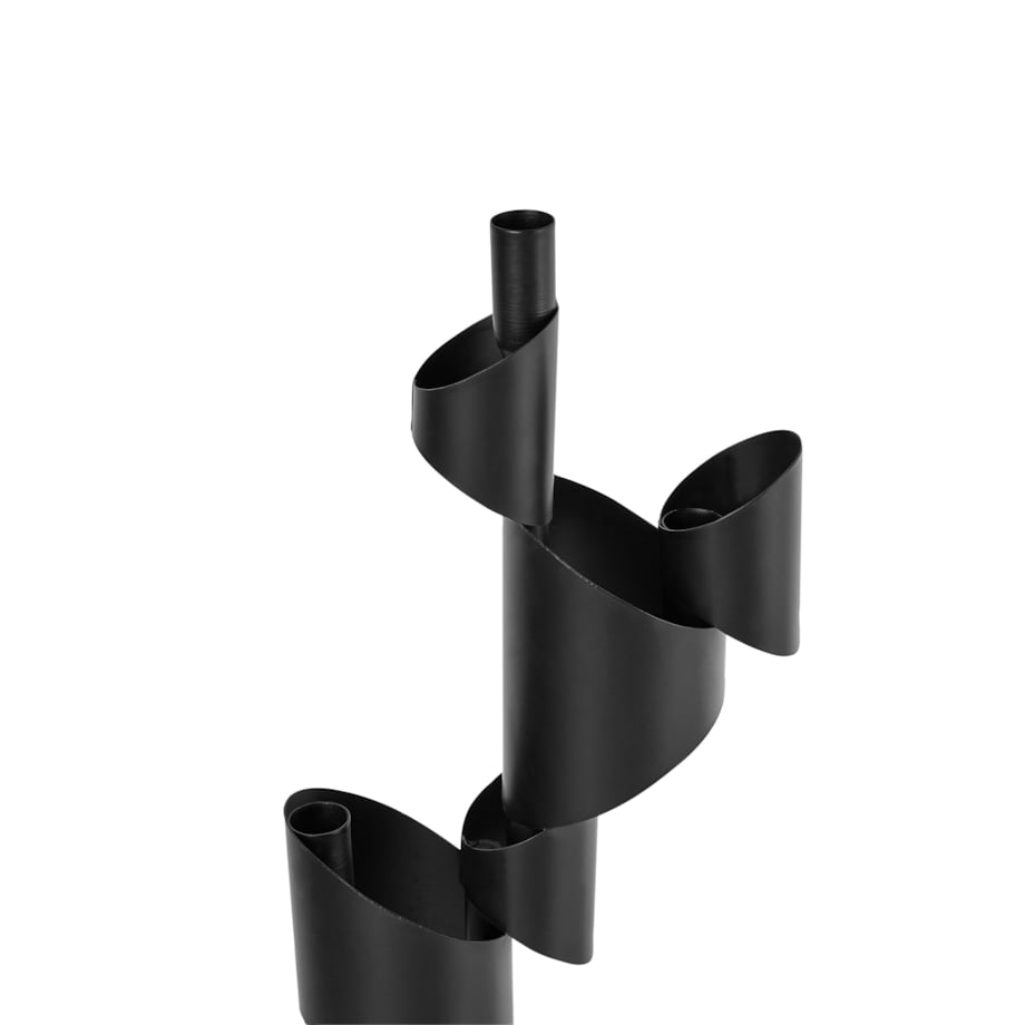 Świecznik AMILLY Metal 51 cm Czarny