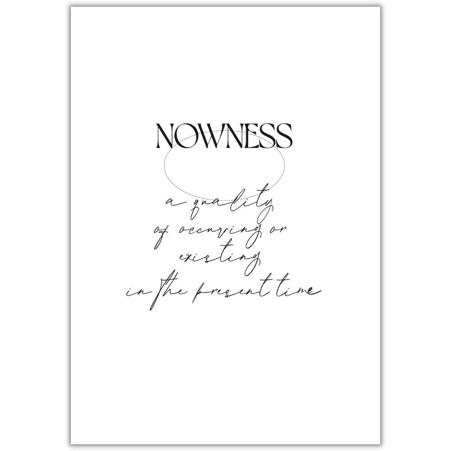 plakat nowness 30x40 cm