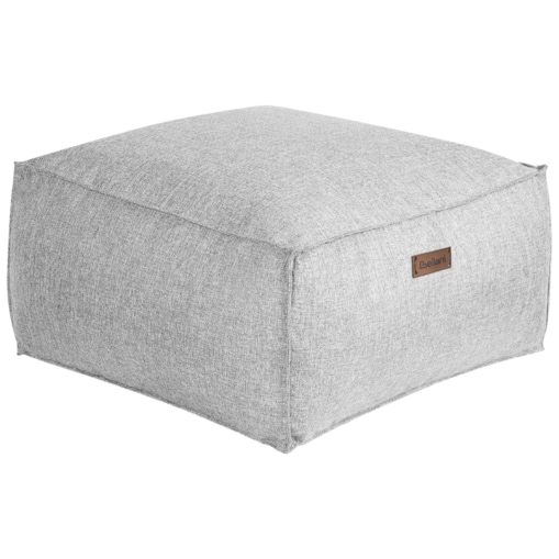 Puf 50 x 50 x 30 cm szary MUKKI