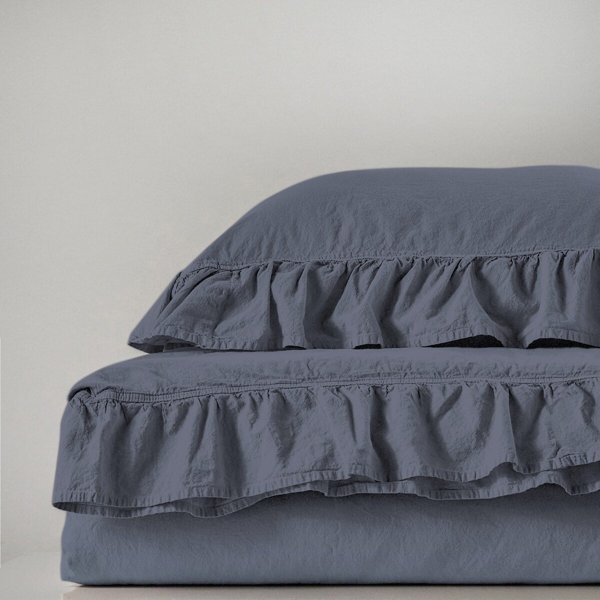 Pościel bawełniana 220x200 Stonewashed Exclusive, Natural Grey