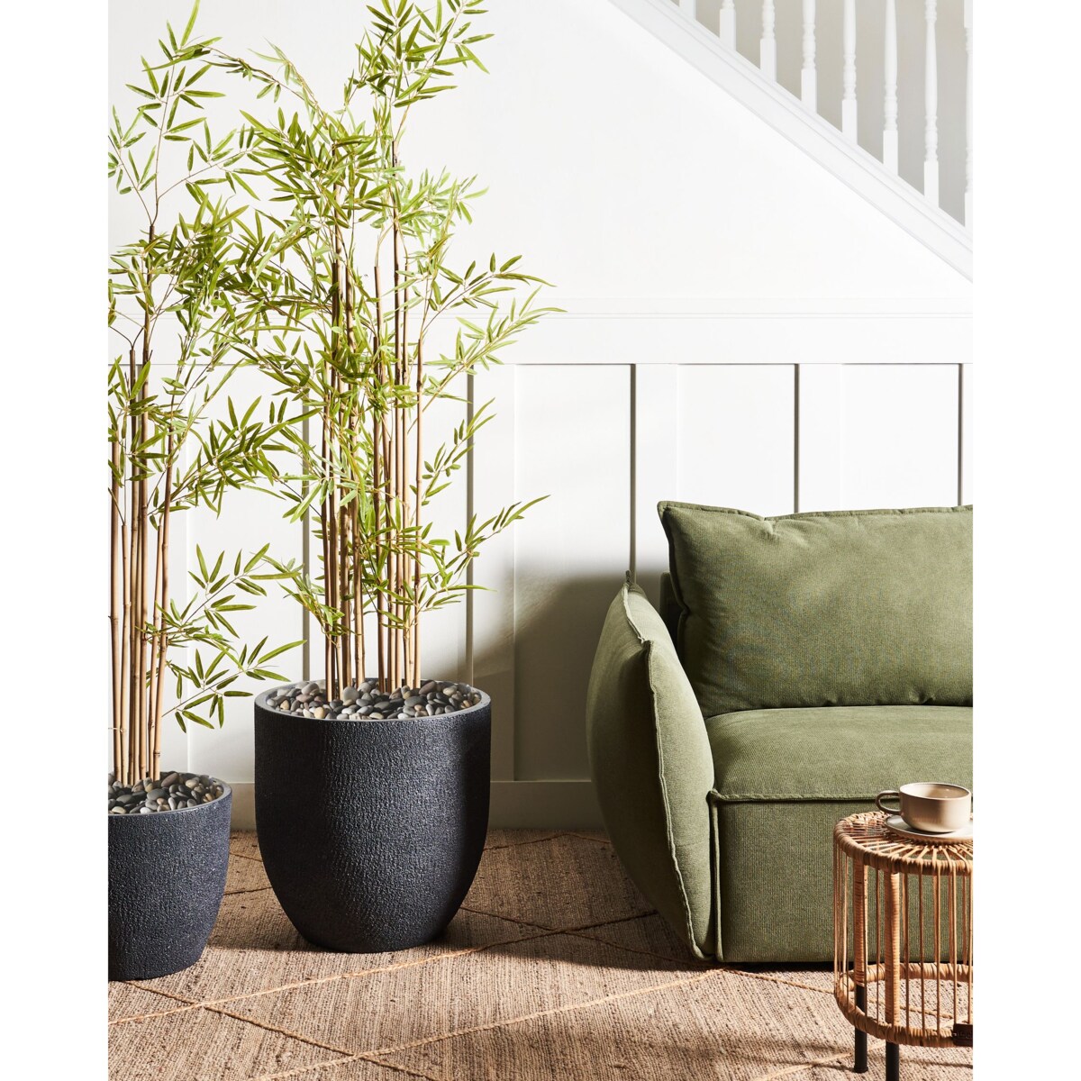 Doniczka KANNIA 46 cm Grafitowy