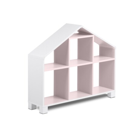 KONSIMO MIRUM Zestaw mebli w kształcie domku dla dziewczynki składający się z 6 elementów