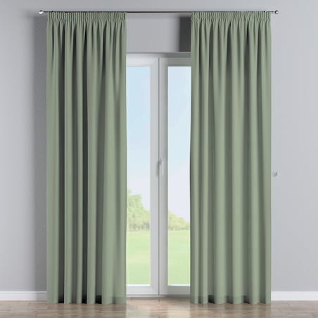 Zasłona na taśmie marszczącej 1 szt. 130x260 szałwiowy