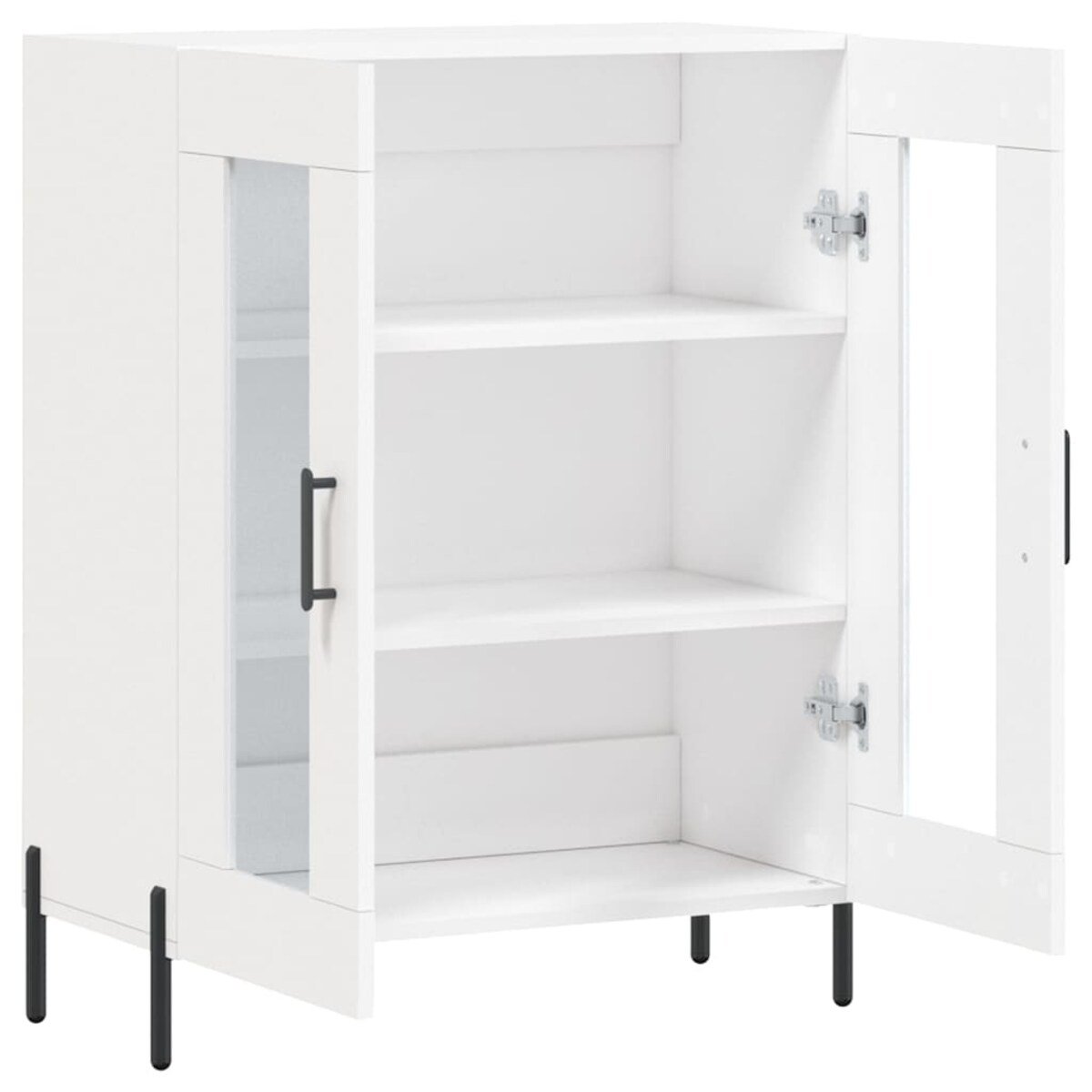 vidaXL Szafka, biała, 69,5x34x90 cm, materiał drewnopochodny