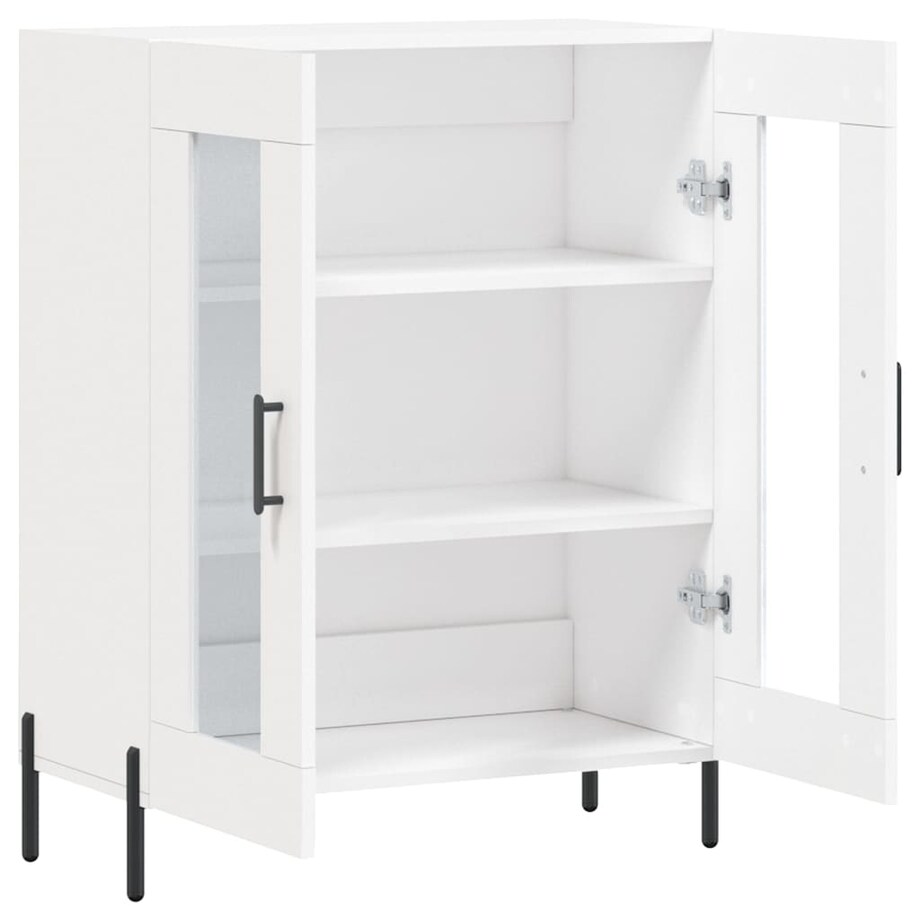 vidaXL Szafka, biała, 69,5x34x90 cm, materiał drewnopochodny