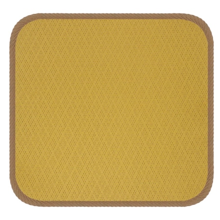 Wodoodporna poduszka na krzesło i meble ogrodowe 40x40 żółta