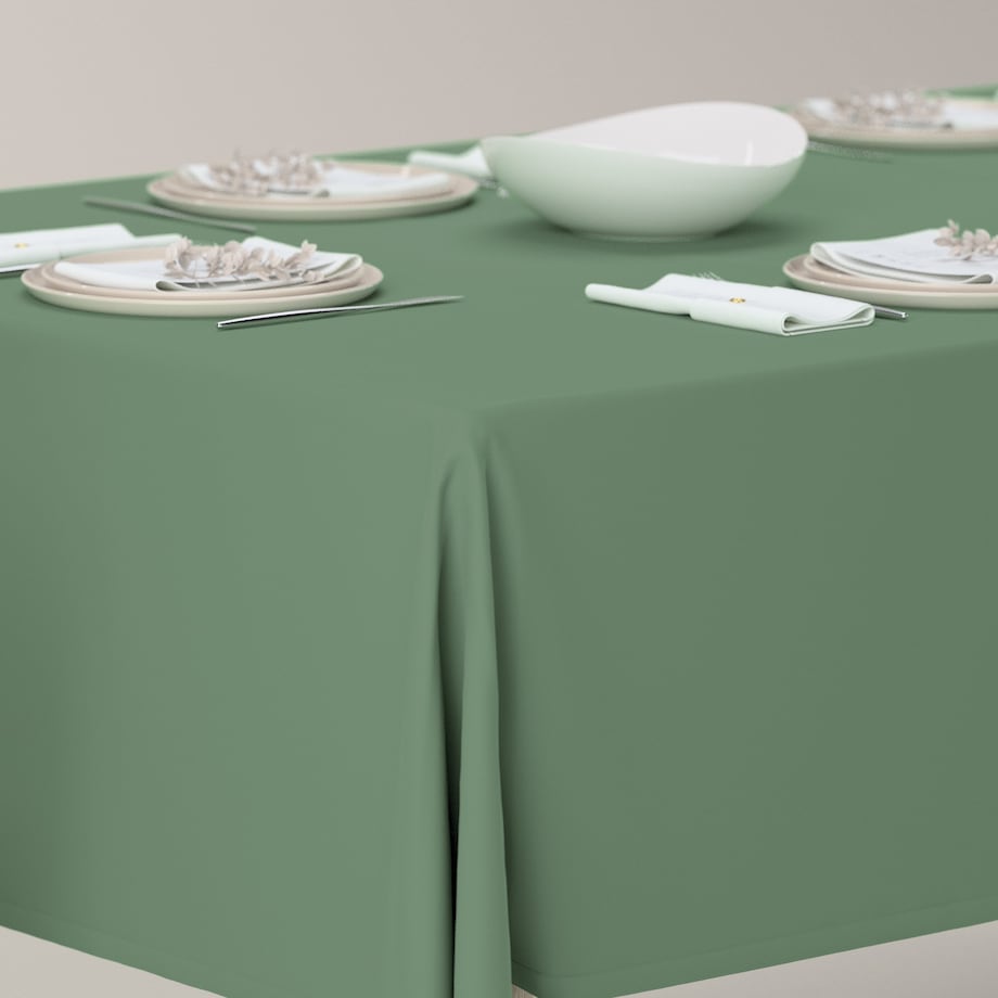 Obrus prostokątny 130 x 160 cm zielony