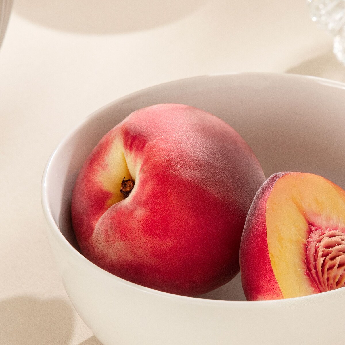 KONSIMO AD BELLA, Miska 6 szt., kolor ecru