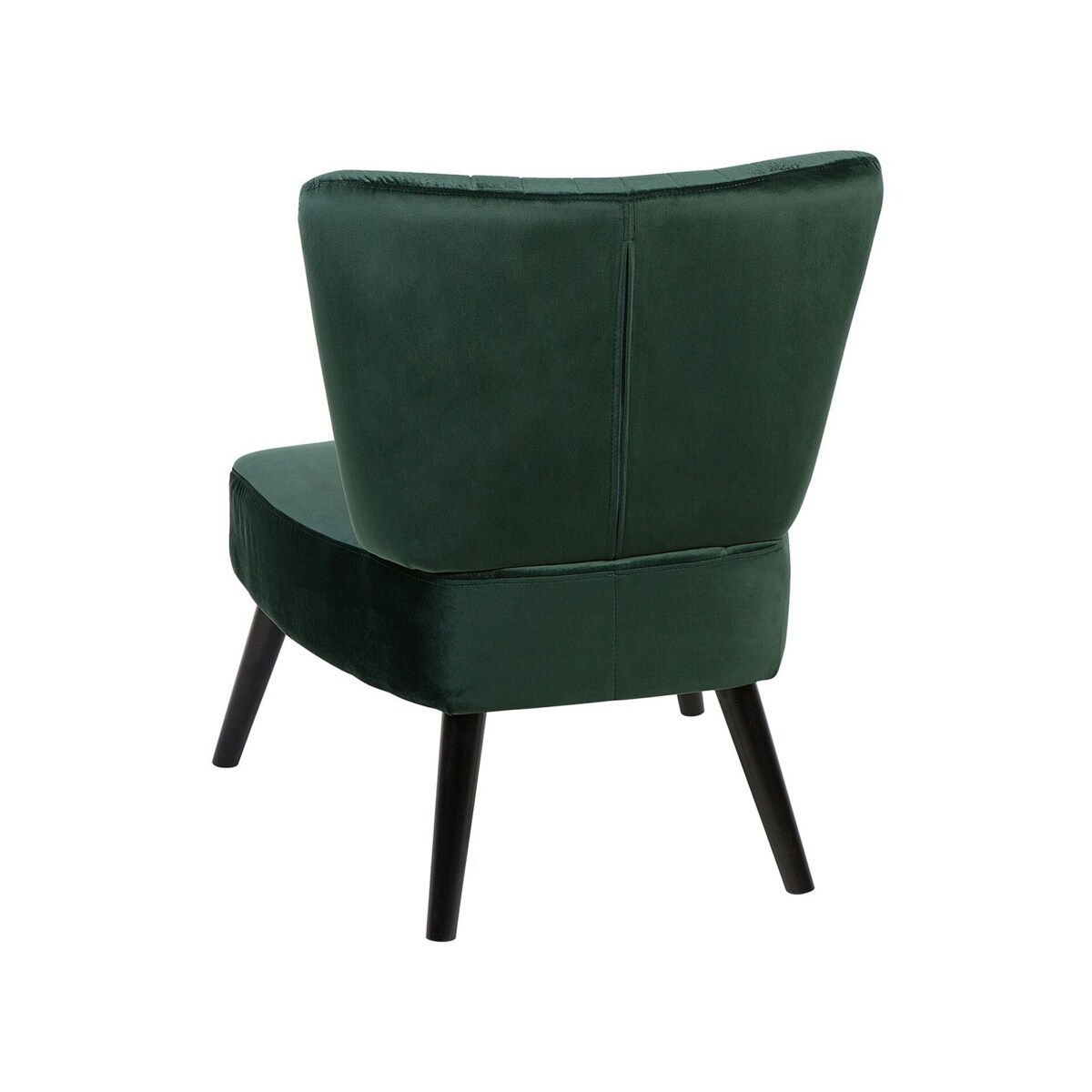 Fotel welurowy zielony VAASA