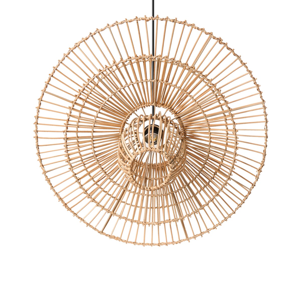 Lampa wisząca BOTIJAS Rattan Naturalny