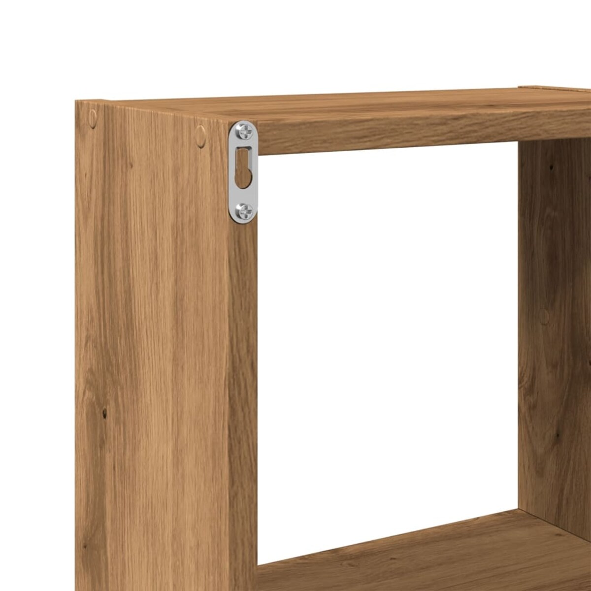 vidaXL Półka ścienna, 78x18x71 cm, dąb artisian