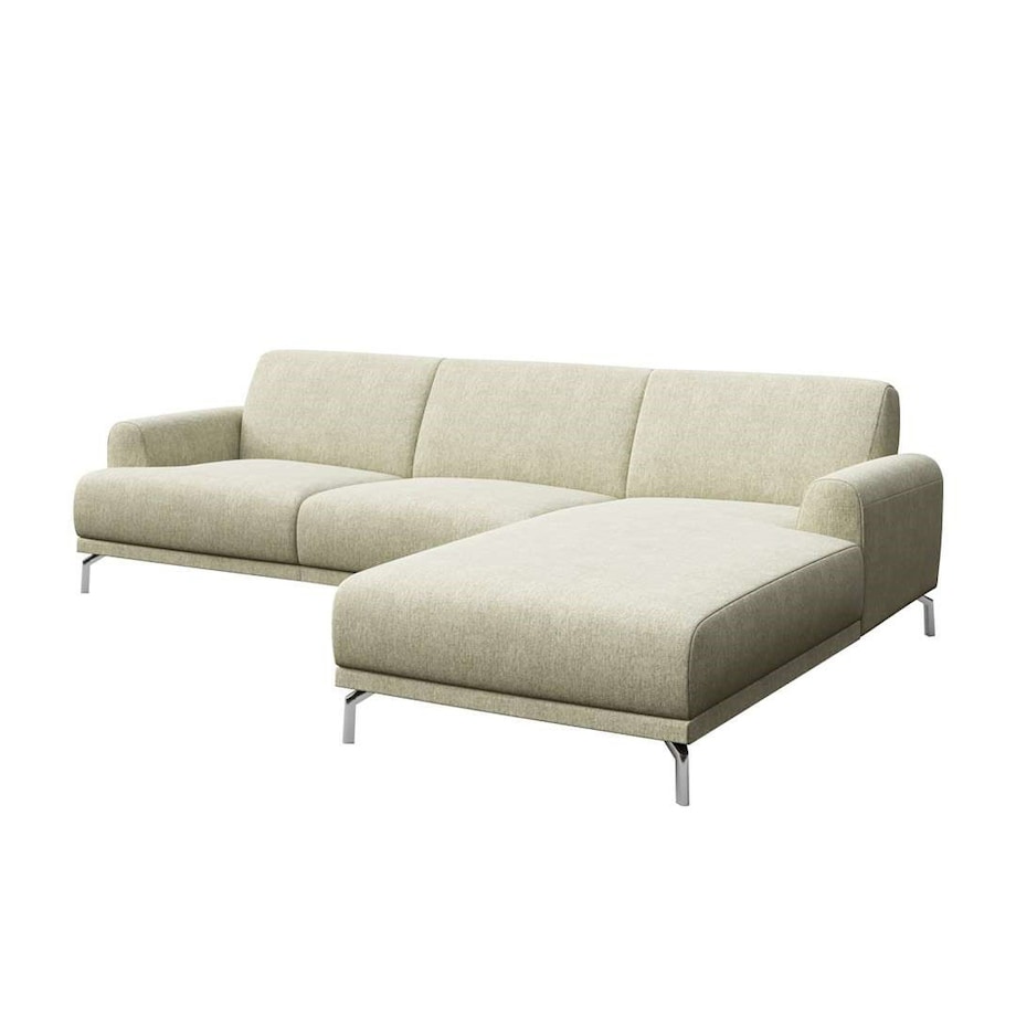 Sofa narożna Puzo - jasnobeżowa