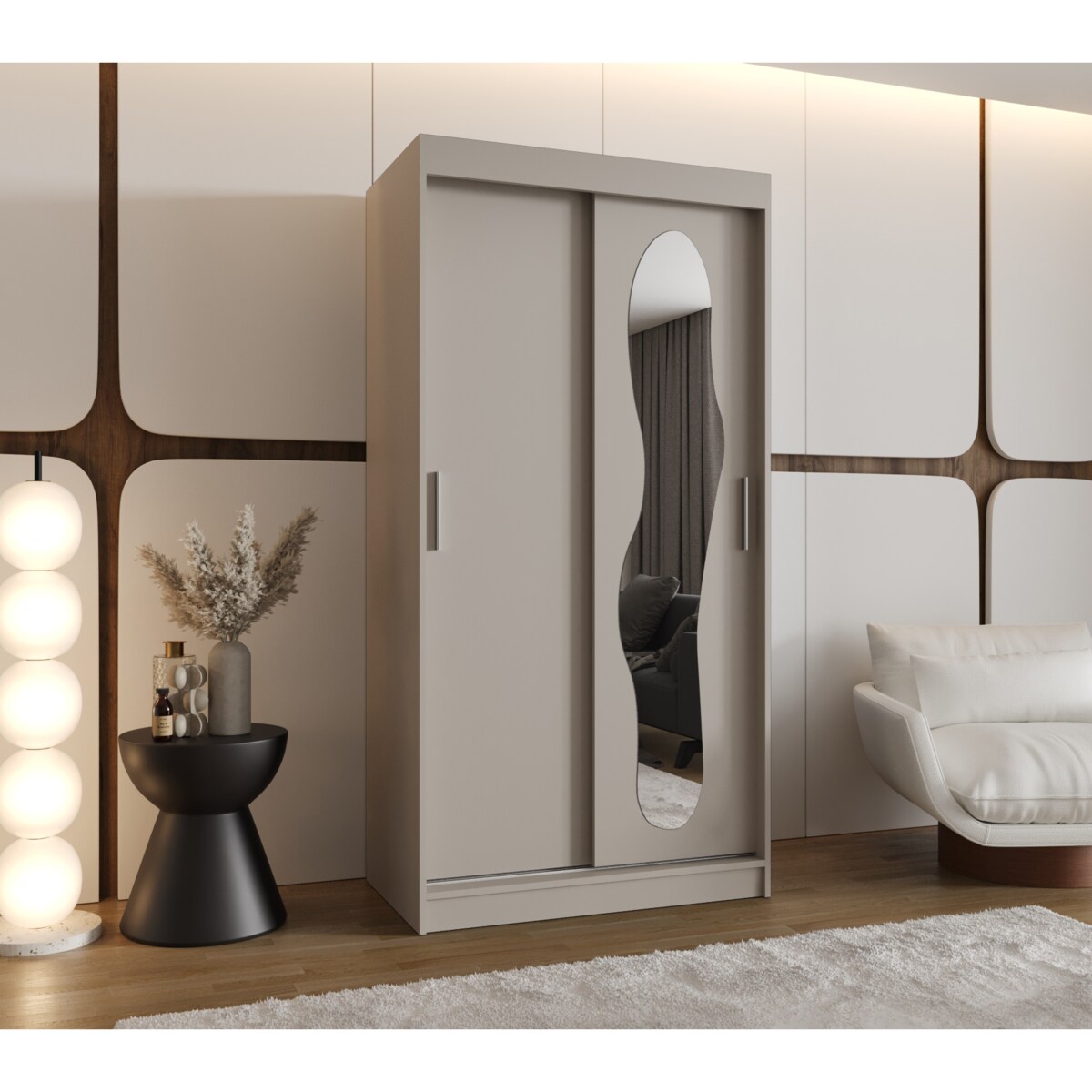 Szafa przesuwna ULTRA 100 kaszmir