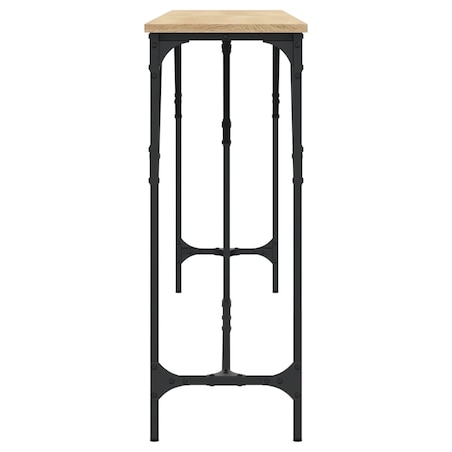 vidaXL Stolik konsolowy, dąb sonoma, 200x29x75 cm