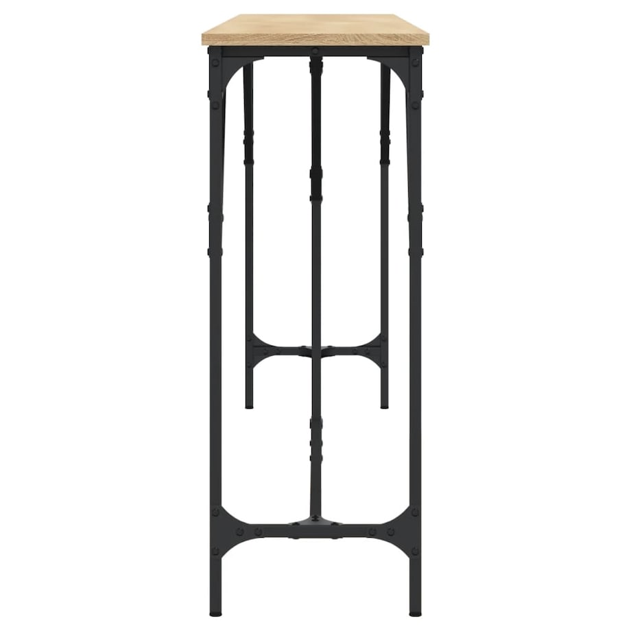 vidaXL Stolik konsolowy, dąb sonoma, 200x29x75 cm