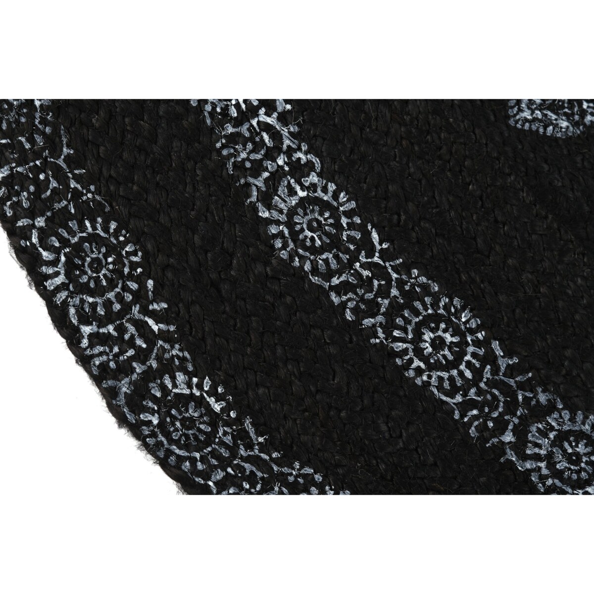 Dywan okrągły Juta Flow Black Eye 150x150 cm