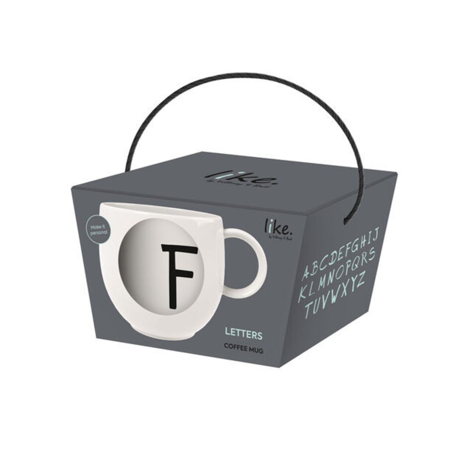 Kubek z literą F Letters, Villeroy & Boch