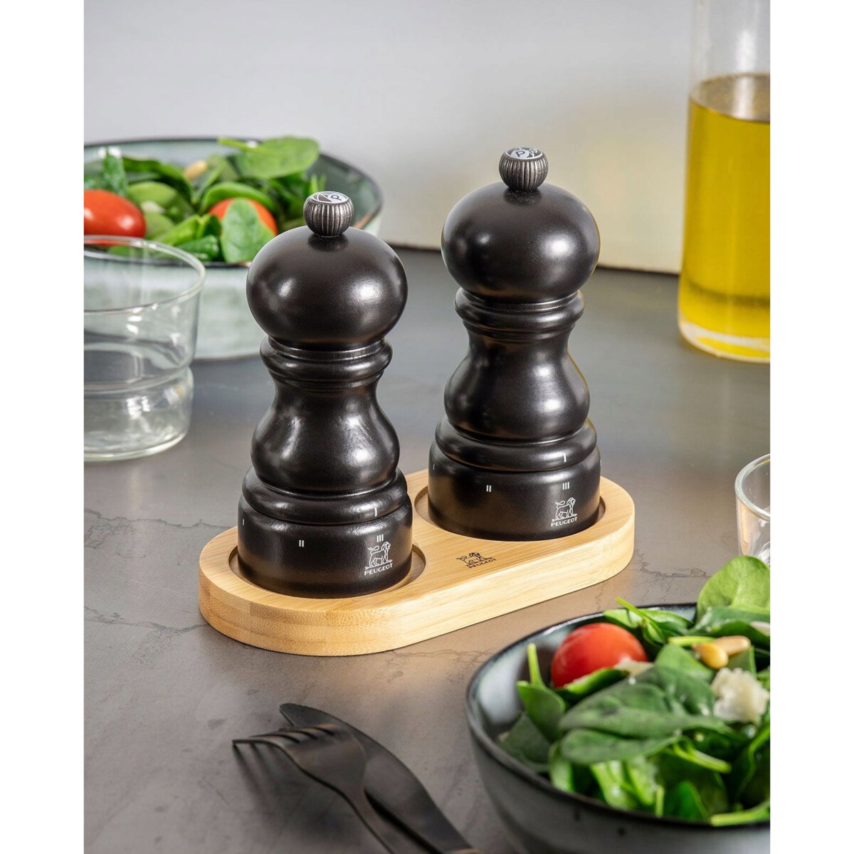 PODSTAWKA pod MŁYNKI Bambusowa Peugeot