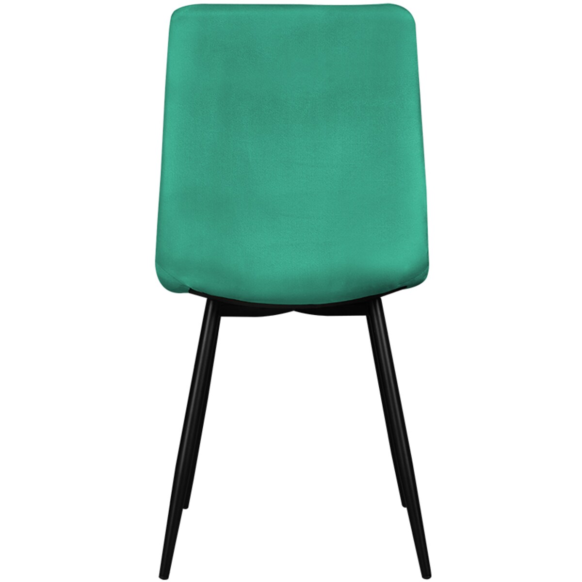 Krzesło tapicerowane welurowe pikowane zielone do salonu jadalni