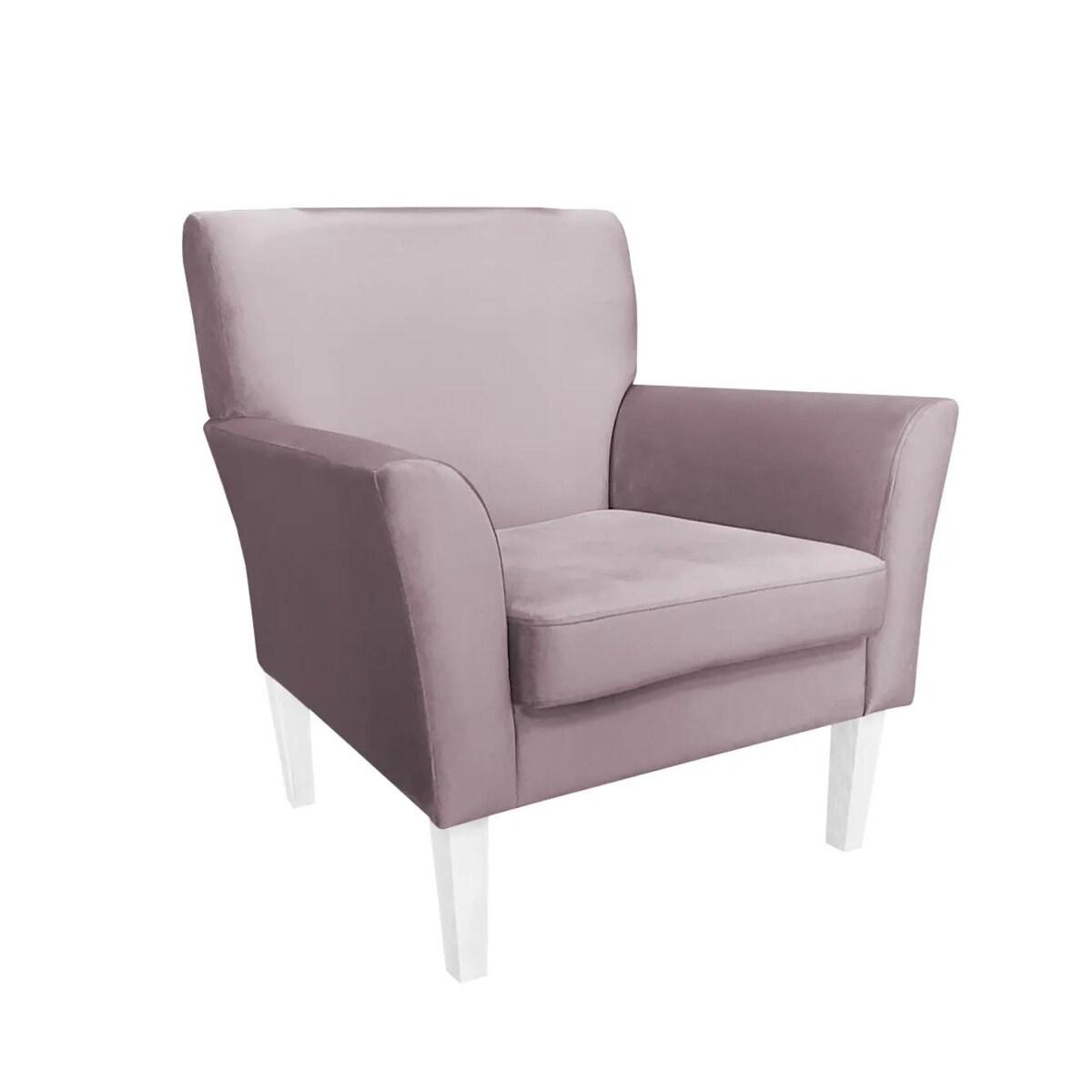 Fotel PIRO MG VELVET jasnoróżowy