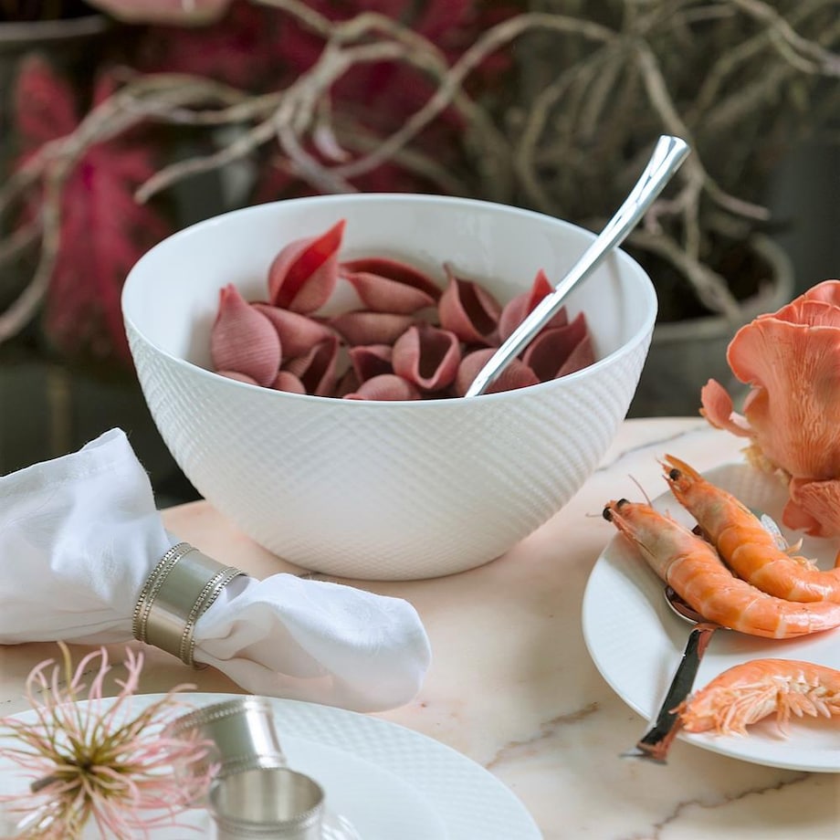 VILLA ITALIA Serwis obiadowy porcelanowy na 6 osób BARI WHITE