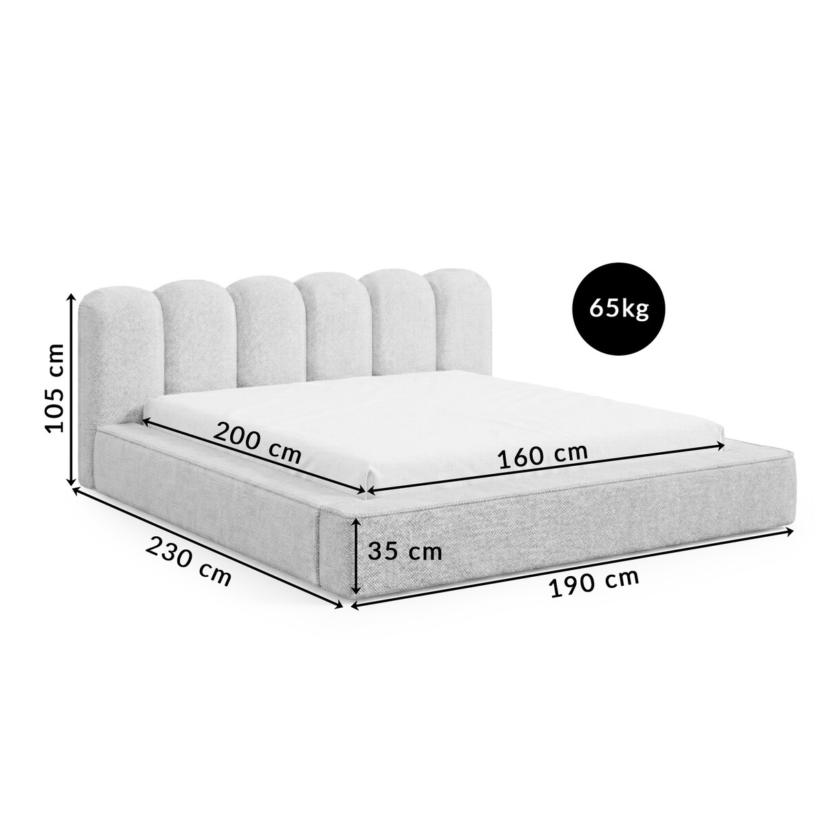 Łóżko Tapicerowane Veneto 160X200 Stelaż Pojemnik Na Pościel Loop 17