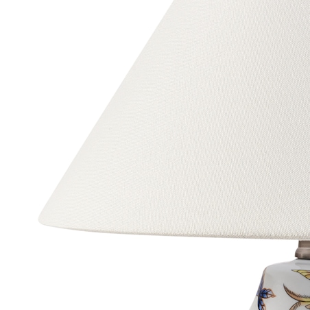 Lampa stołowa MORACA Porcelana Biały/ niebieski