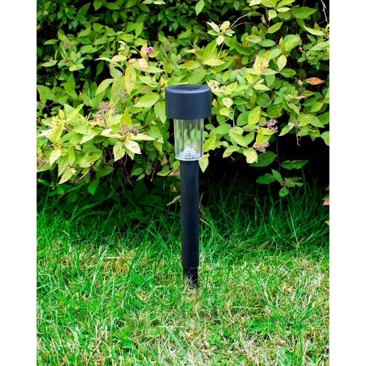 10 X Lampa Lampki Solarne Słupek Ogrodowe Czarne Zewnętrzne Stojące