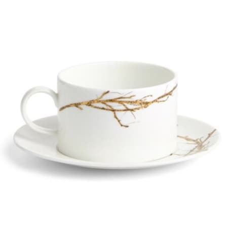 Filiżanka do herbaty ze spodkiem Vera Wang Jardin Wedgwood