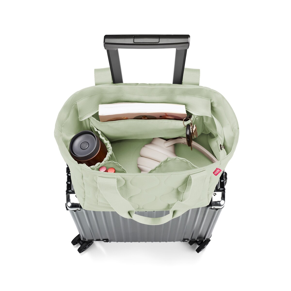 Torba TRAVELSHOPPER, puffer iced matcha