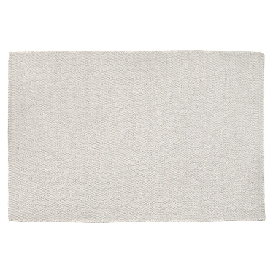 Dywan wełniany 140 x 200 cm złamana biel ERZIN