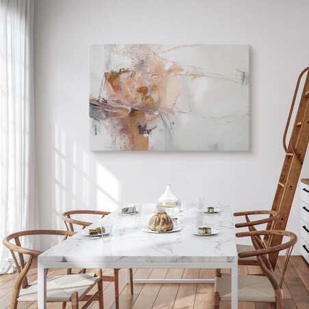 OBRAZ NA PŁÓTNIE DO SALONU ABSTRAKCJA EKSPRESYJNY NOWOCZESNY WZÓR 120x80cm