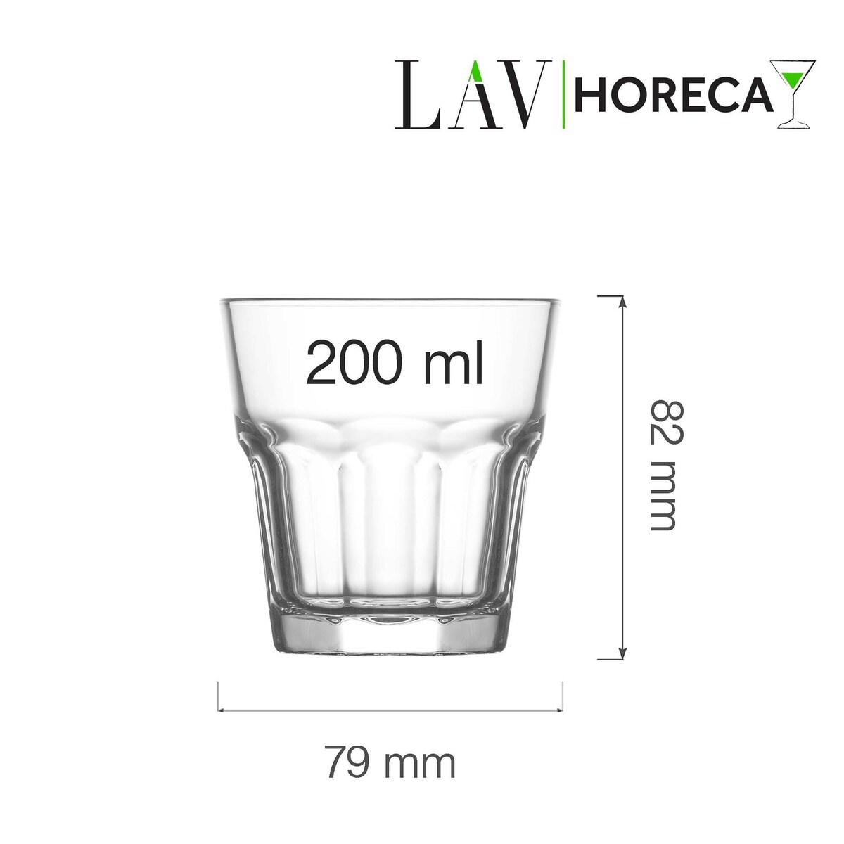 Szklanka niska do wody Amsterdam 200 ml, LAV