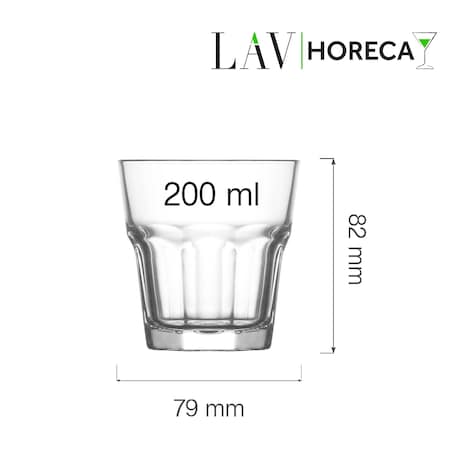 Szklanka niska do wody Amsterdam 200 ml, LAV