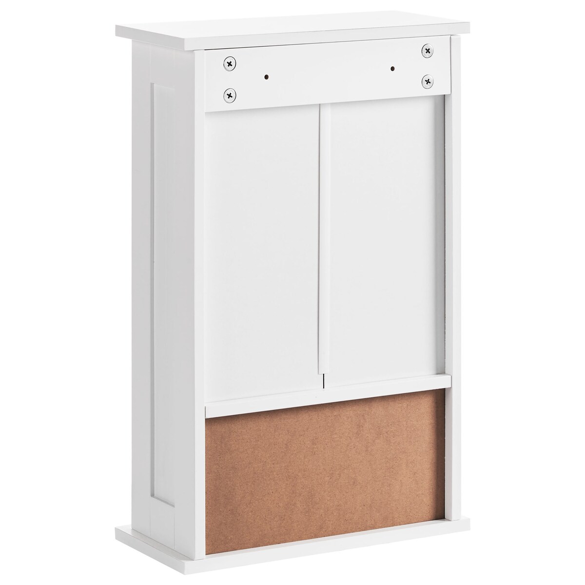 Szafka łazienkowa wisząca z lustrem HUILA 34 cm 53 cm Biały
