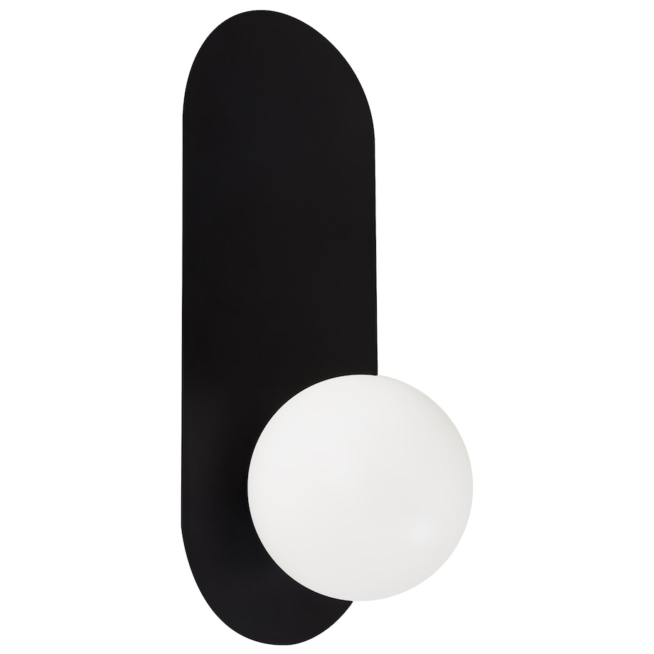 Zestaw 2 lamp ściennych LEISI Czarny