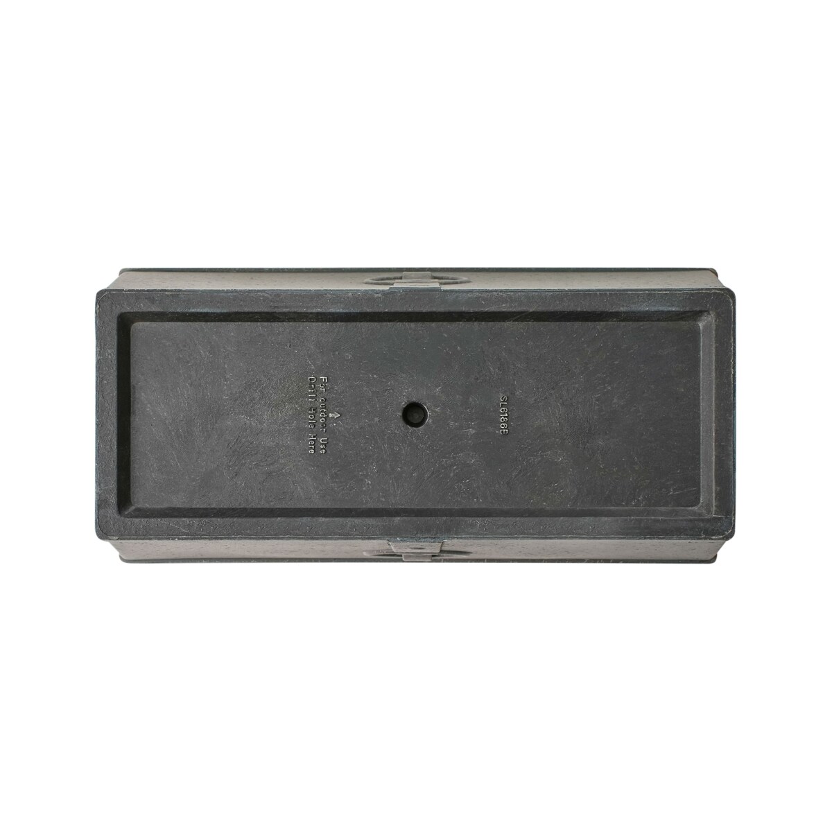 Zestaw 2 doniczek PORIA Kamień 60 cm Brązowy