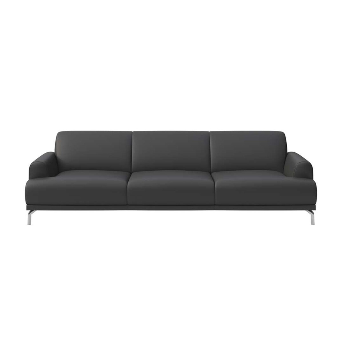 Sofa 3-osobowa Puzo ciemnoszara