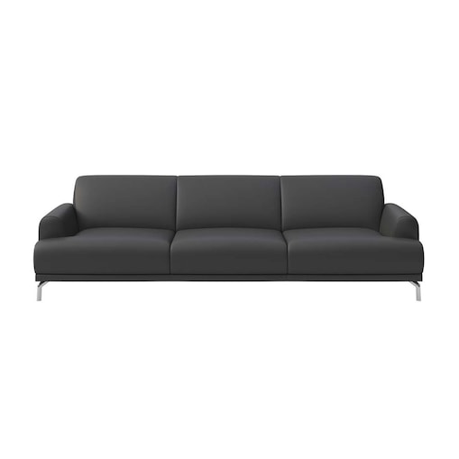 Sofa 3-osobowa Puzo ciemnoszara