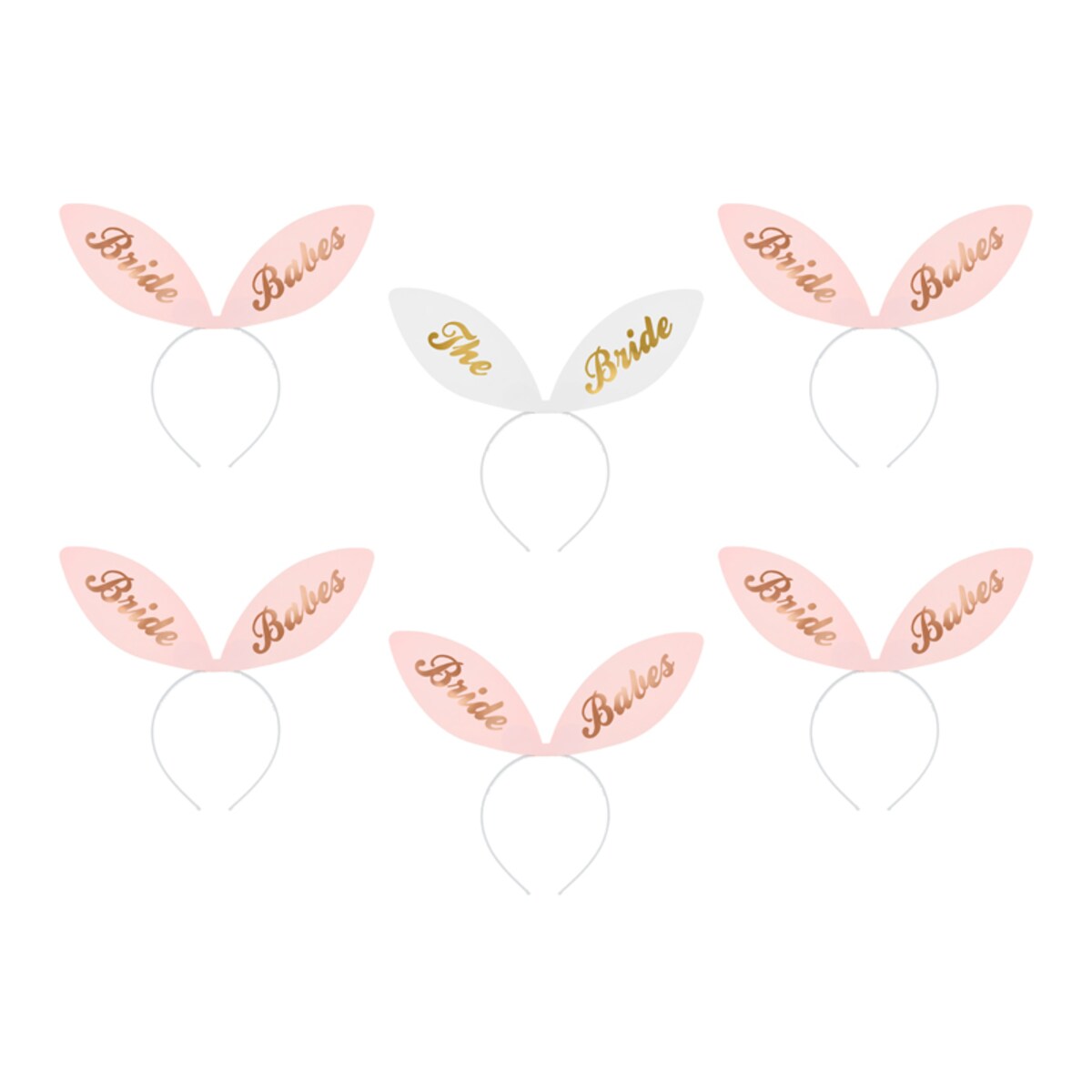 Opaski Bride Squad, 29x25 cm (1 op. / 6 szt.)